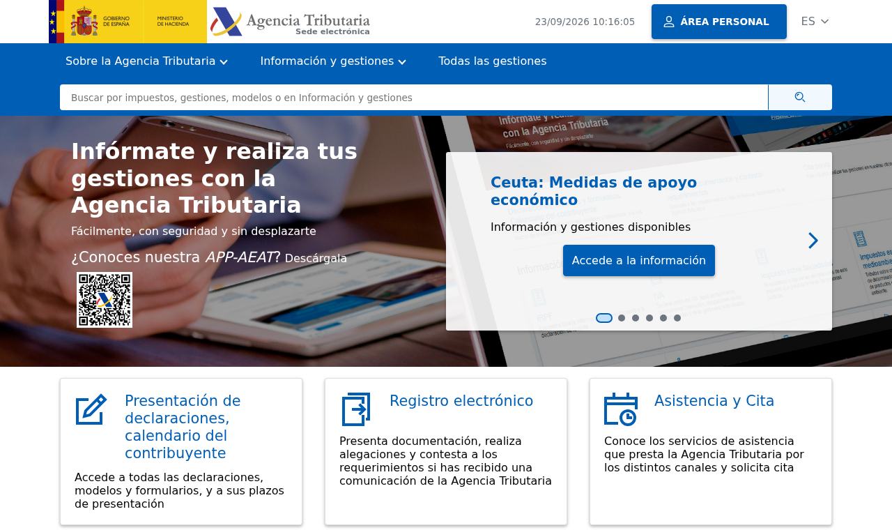 Captura de https://sede.agenciatributaria.gob.es/