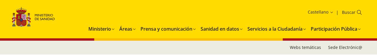 Captura de https://www.sanidad.gob.es/