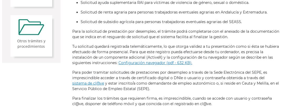 Captura de https://sede.sepe.gob.es/portalSede/procedimientos-y-servicios/personas/proteccion-por-desempleo/solicitud-de-prestaciones.html